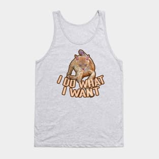 Cheeky Cat - I Do What I Want Tank Top